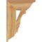 Ekena Millwork Balboa Traditional Rough Sawn Bracket, Western Red Cedar, 6"W x 18"D x 26"H BKT06X18X26BOA01RWR - alternate 2